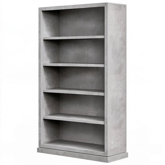 Regał na książki w kolorze szarego betonu, 82,5 x 30,5 x 185,5 cm